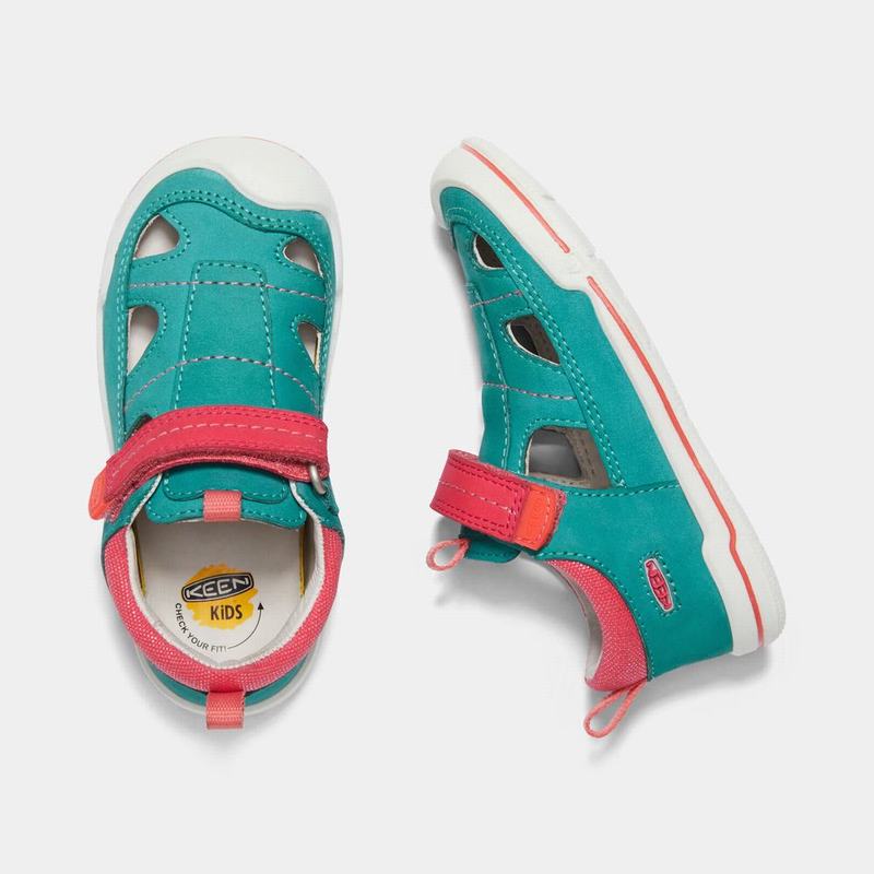 Sandalias Keen Sprout Fisherman Para Niños Verdes/Rojos - Sandalias Keen Mexico (982651-UHA)